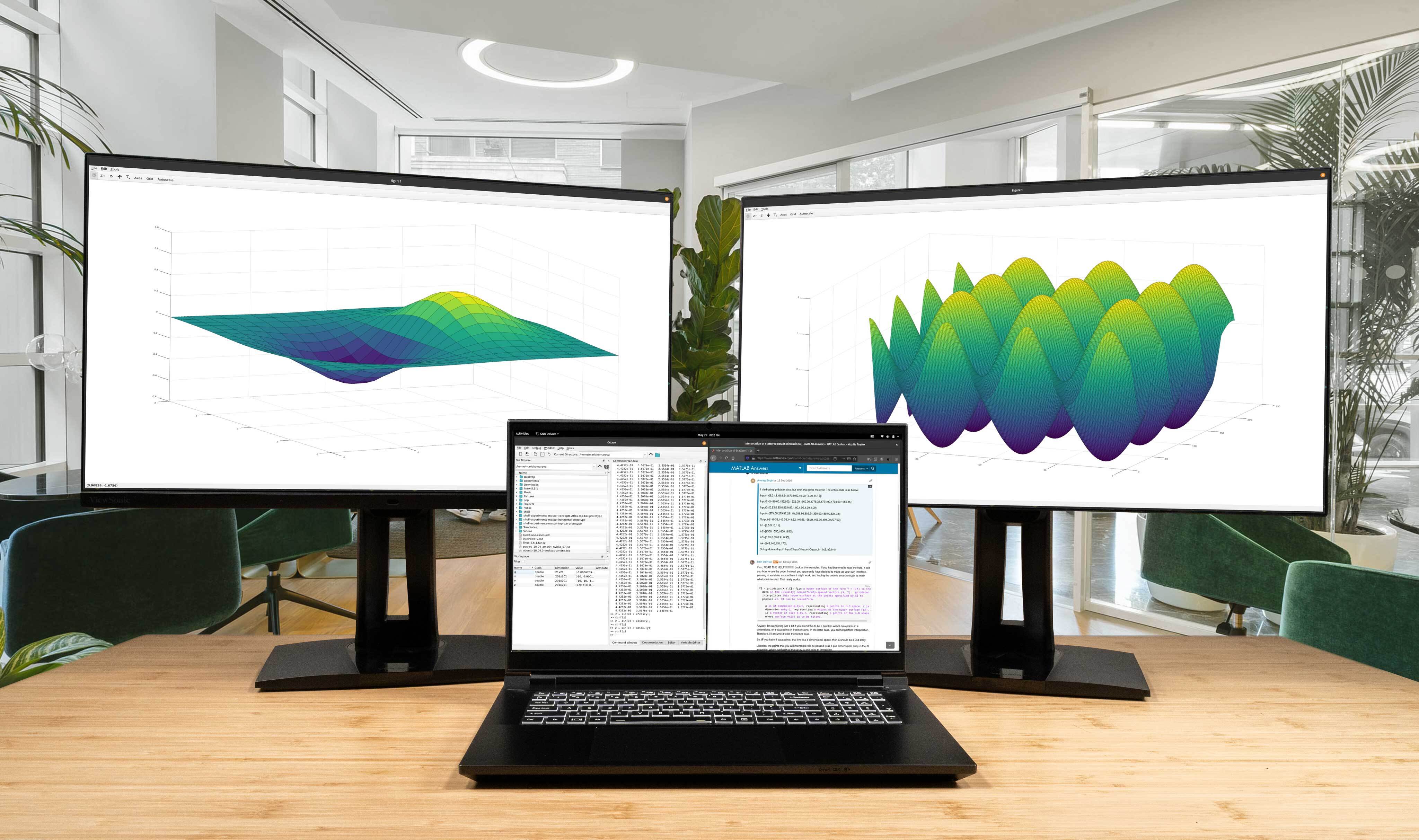 laptop with rapid ai computation on acreen